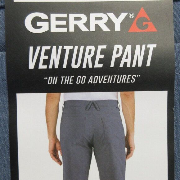 GERRY Venture Hiking Work Commuter Tech Pant 40x29 Cargo Utility Blue Grey 3 NWT - Picture 5 of 13